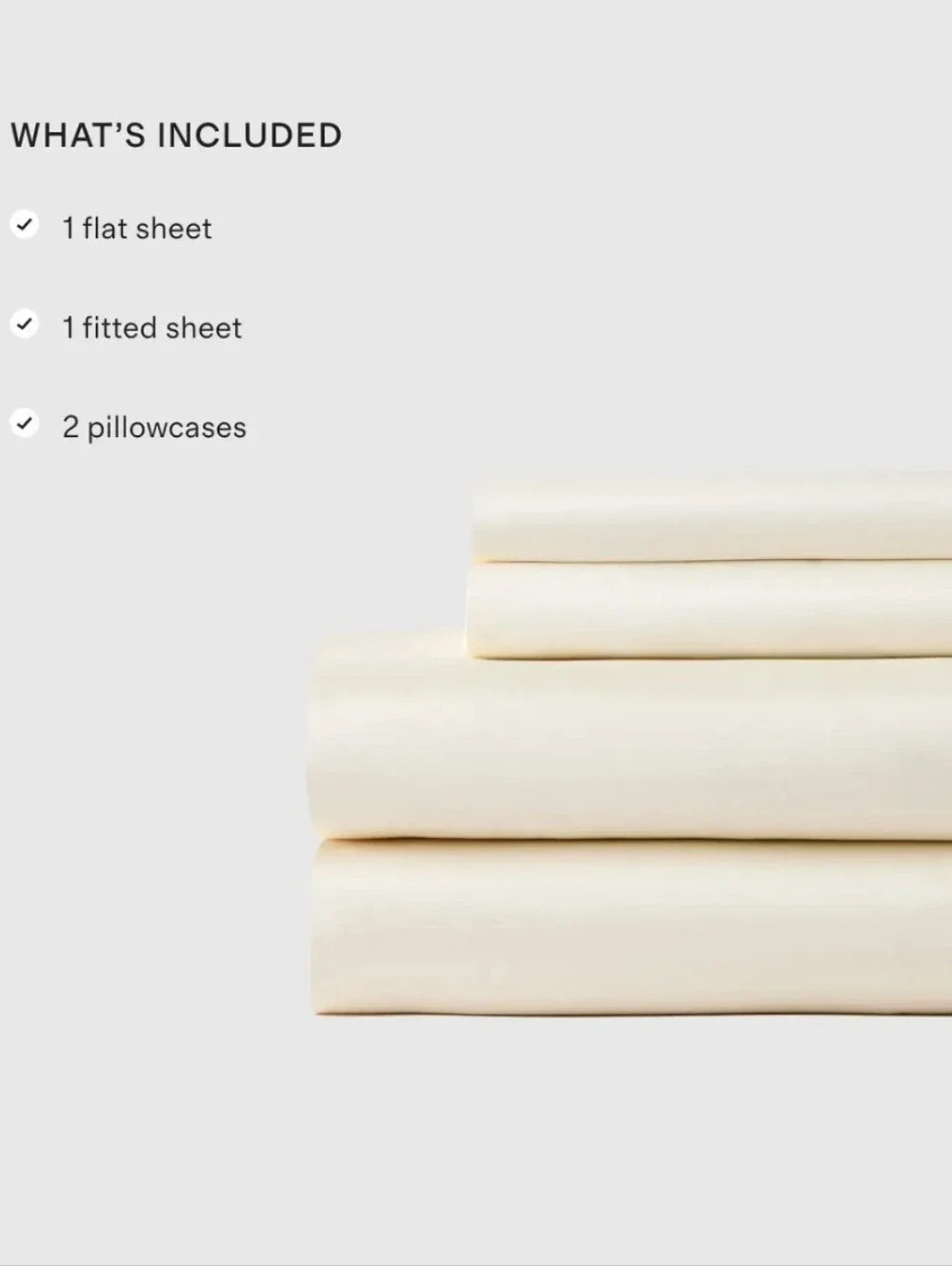Quince Bamboo Sheet Set King Charcoal 4 Piece NWOT